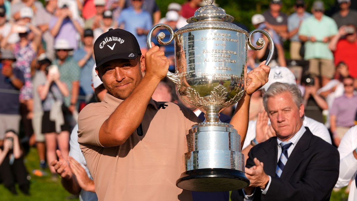 Xander Schauffele beendete das Turnier mit 263 Schlägen - 21 unter Par. - Foto: Sue Ogrocki/AP