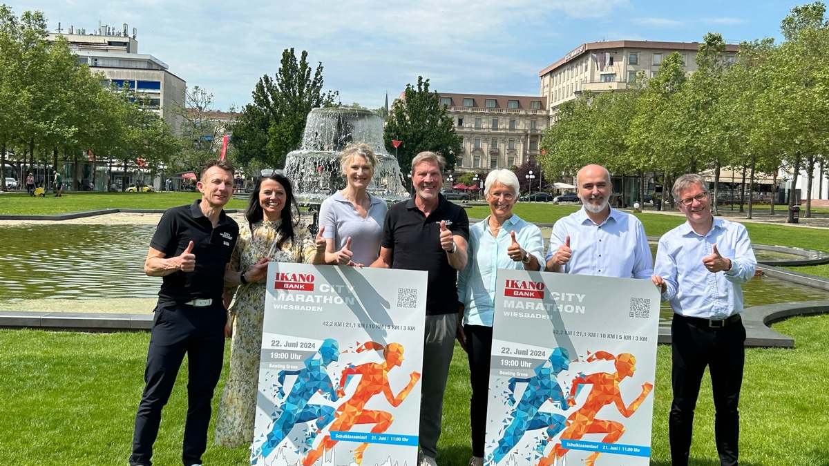 Run für die Osteopathie: Hochsprung-Olympiasiegerin am Start / 150 Jahre Osteopathie: Verband der Osteopathen Deutschland beim City Marathon Wiesbaden - Foto: presseportal.de