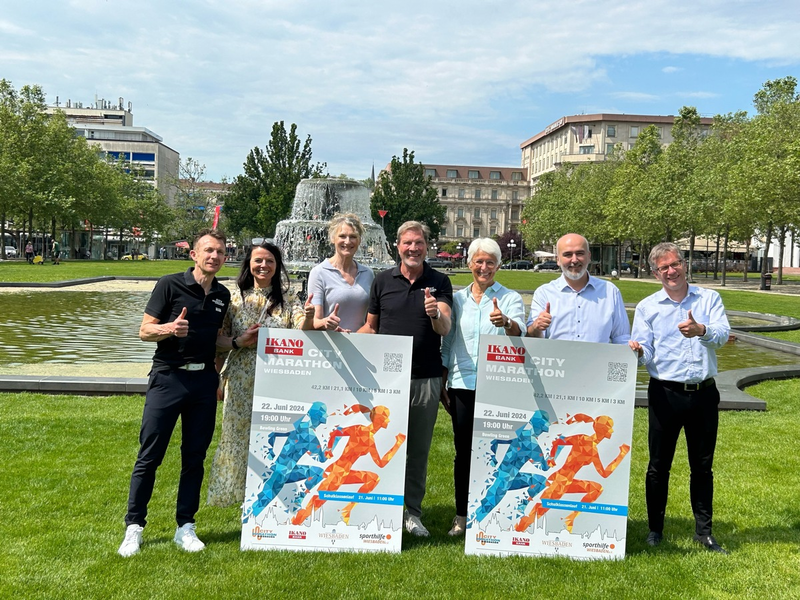 Run für die Osteopathie: Hochsprung-Olympiasiegerin am Start / 150 Jahre Osteopathie: Verband der Osteopathen Deutschland beim City Marathon Wiesbaden - Foto: presseportal.de