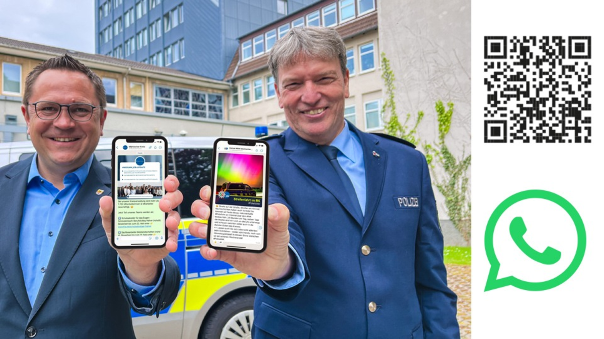 POL-MK: Neuer Kanal: Polizei MK nutzt den Messengerdienst WhatsApp - Foto: presseportal.de