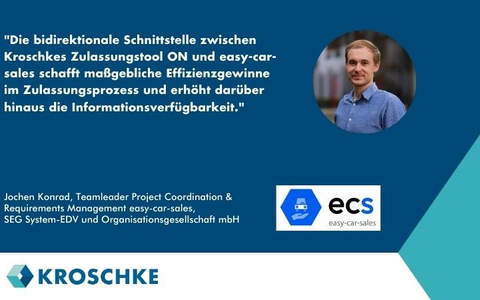 Kroschke und SEG: Neue Schnittstelle zur Optimierung von Zulassungsprozessen im Autohandel - Foto: presseportal.de