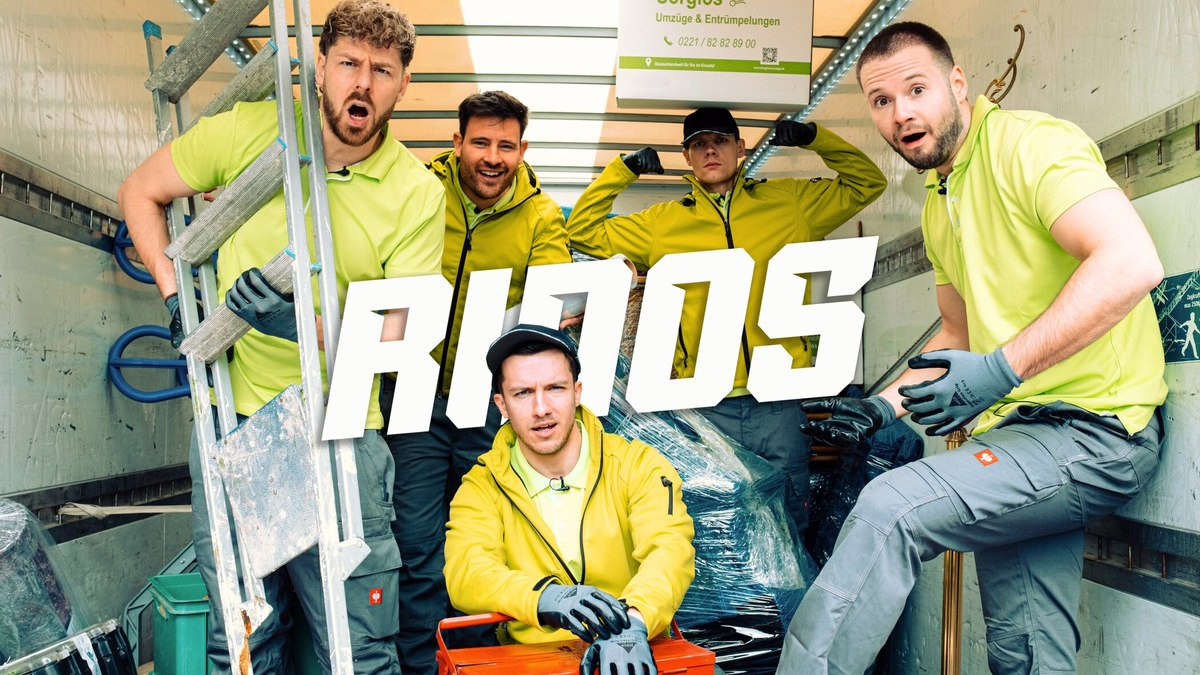 Rewi Marc Eggers Tim Gabel Sascha Hellinger Inscope Die Rinos - Foto: Seven.One, presseportal.de