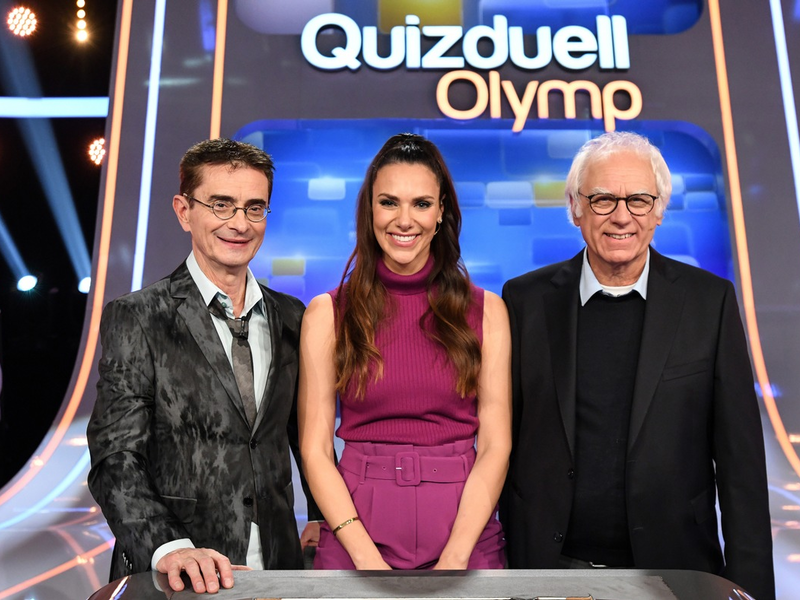 Intelligente Satire gegen den Quizduell-Olymp: Mathias Richling und Bruno Jonas bei Esther Sedlaczek - Foto: presseportal.de