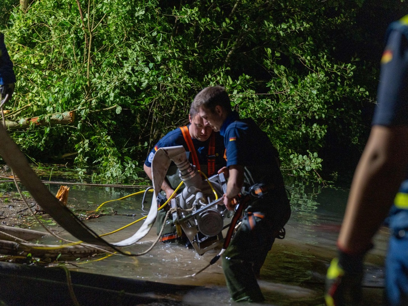 THW SN-TH: Weitere Regenfälle erwartet: THW steht bereit / Landesverband Sachsen, Thüringen erwartet eigene Lage - Foto: presseportal.de