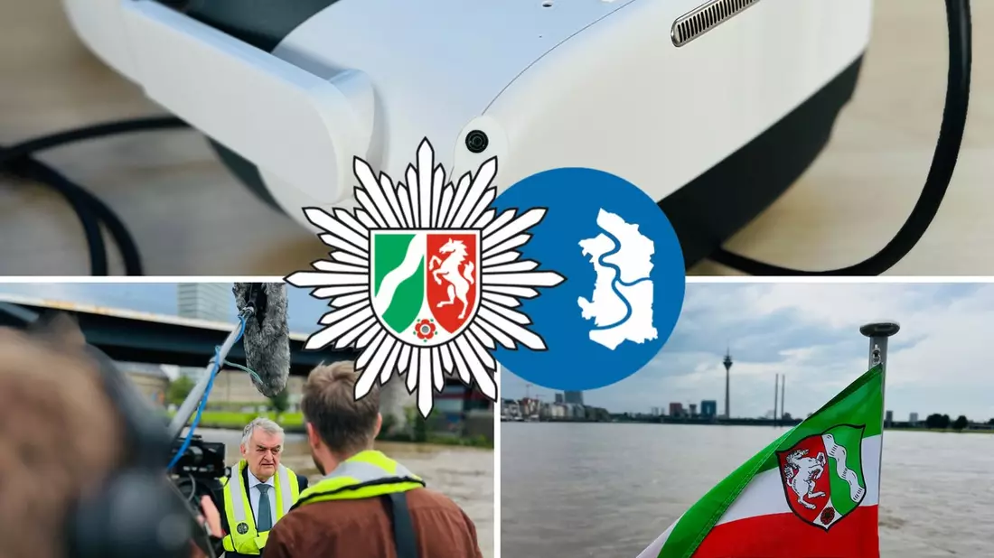 POL-DU: Düsseldorf/Duisburg: Vorstellung des Präventionskonzepts zur Sensibilisierung über Gefahren beim Baden in Fließgewässern - Bild: presseportal.de