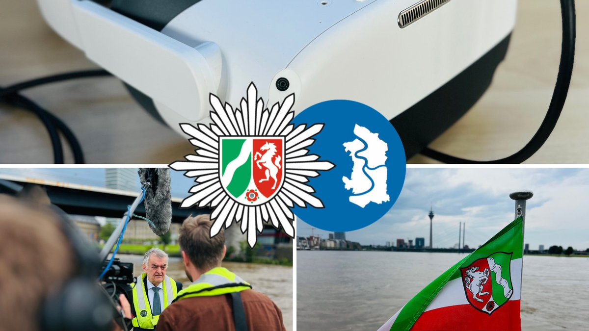 POL-DU: Düsseldorf/Duisburg: Vorstellung des Präventionskonzepts zur Sensibilisierung über Gefahren beim Baden in Fließgewässern - Foto: presseportal.de