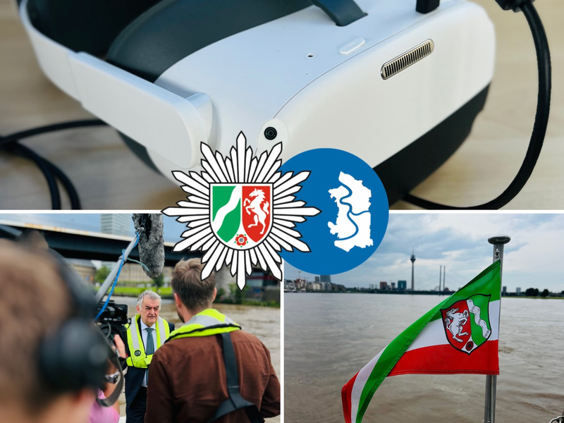 POL-DU: Düsseldorf/Duisburg: Vorstellung des Präventionskonzepts zur Sensibilisierung über Gefahren beim Baden in Fließgewässern - Foto: presseportal.de