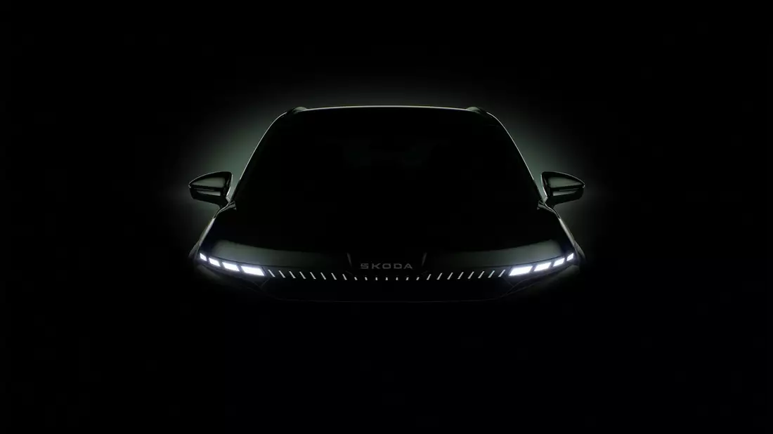 Škoda veröffentlicht die ersten Silhouetten des brandneuen batterieelektrischen Elroq - Bild: presseportal.de