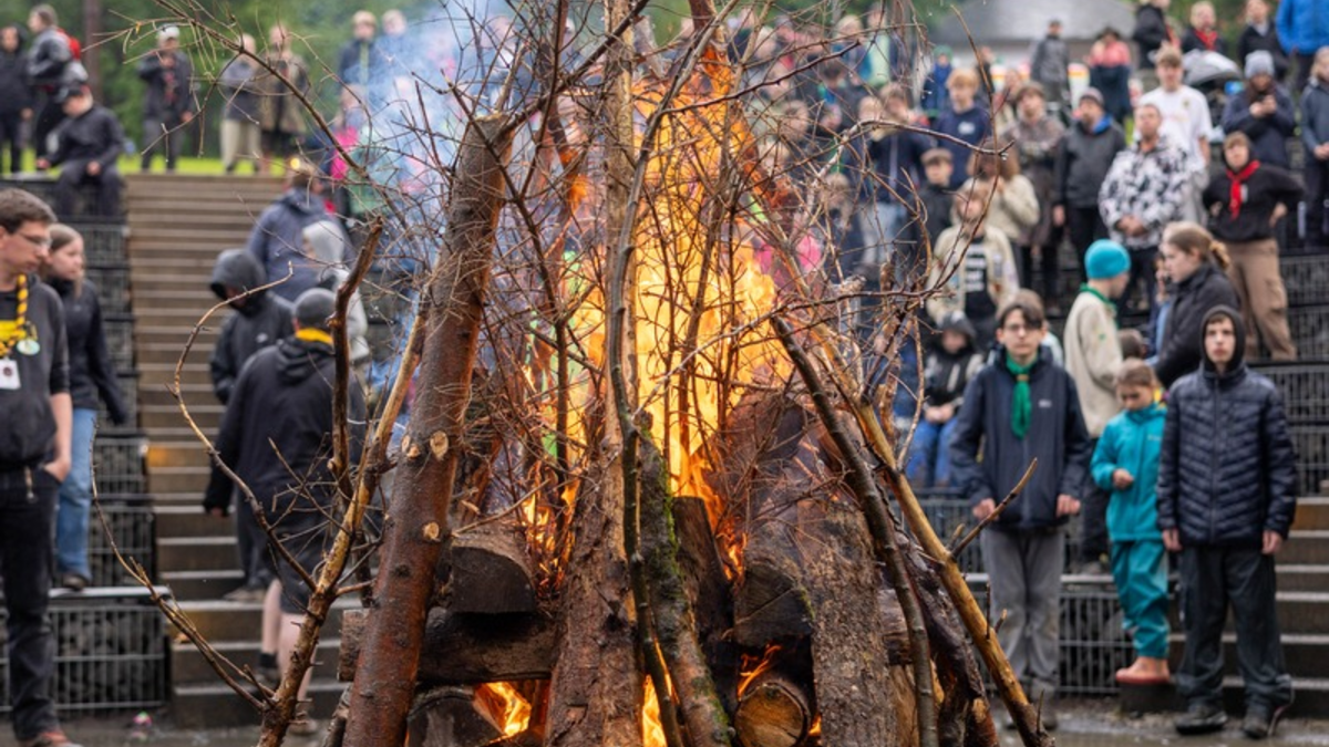 100 % Mensch: Bundesweites Pfingstlager der DPSG - Foto: presseportal.de