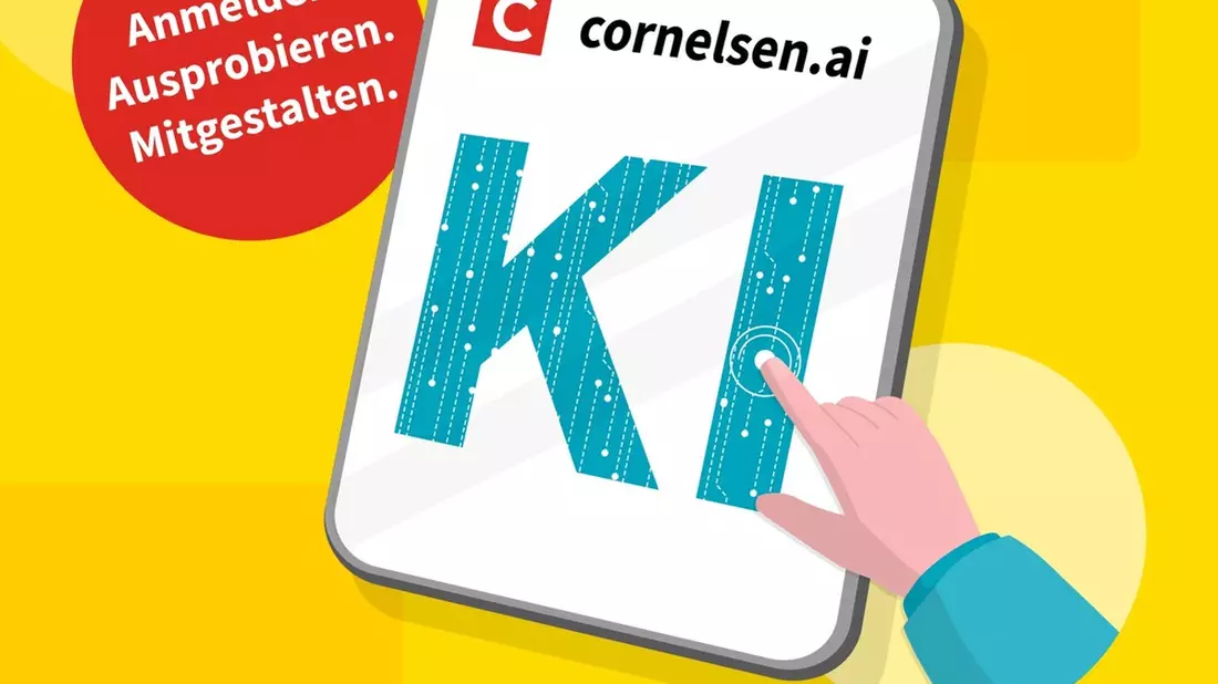 Schule: Schnelle Entlastung, mehr Zeit / KI-Toolbox cornelsen.ai startet in die Beta-Phase - Bild: presseportal.de