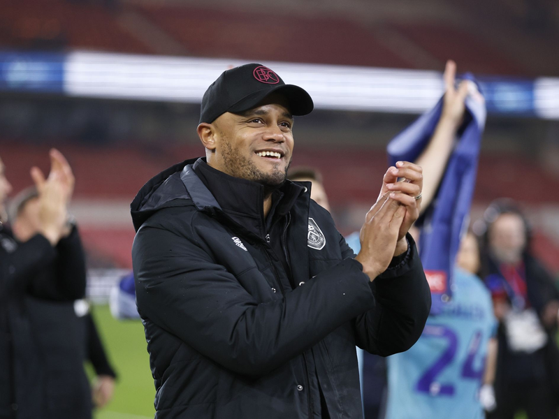 Könnte neuer Bayern-Trainer werden: Vincent Kompany. - Foto: Richard Sellers/PA Wire/dpa