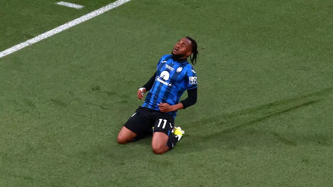 Mit drei Toren Atalantas Matchwinner: Ademola Lookman. - Bild: Liam Mcburney/PA Wire/dpa