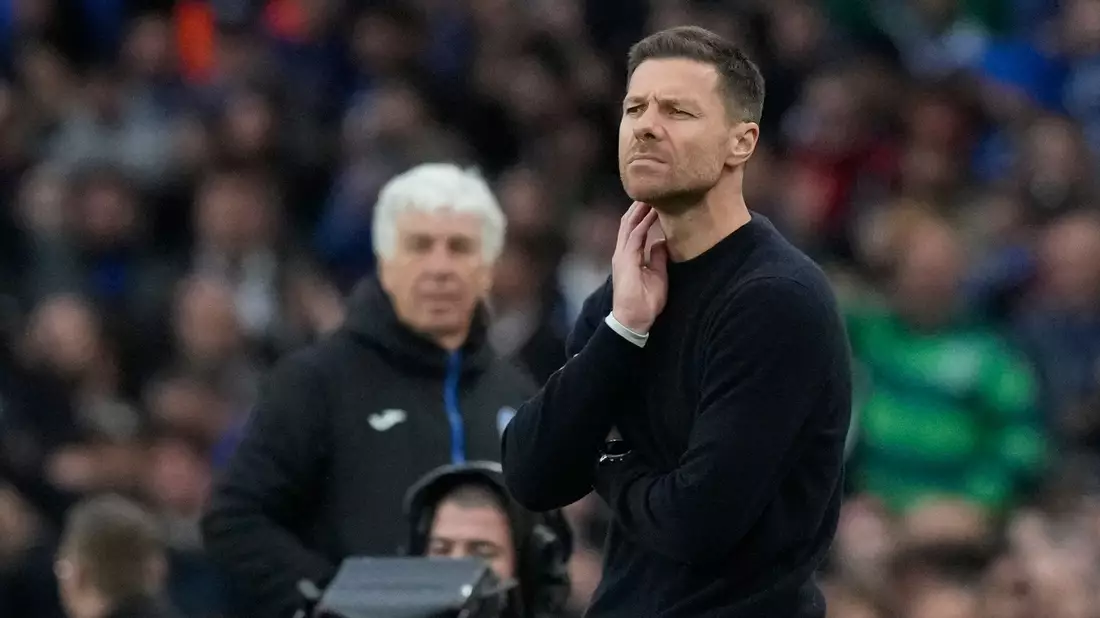 Leverkusen-Coach Xabi Alonso sah eine schwache Leistung seiner Mannschaft. - Bild: Frank Augstein/AP