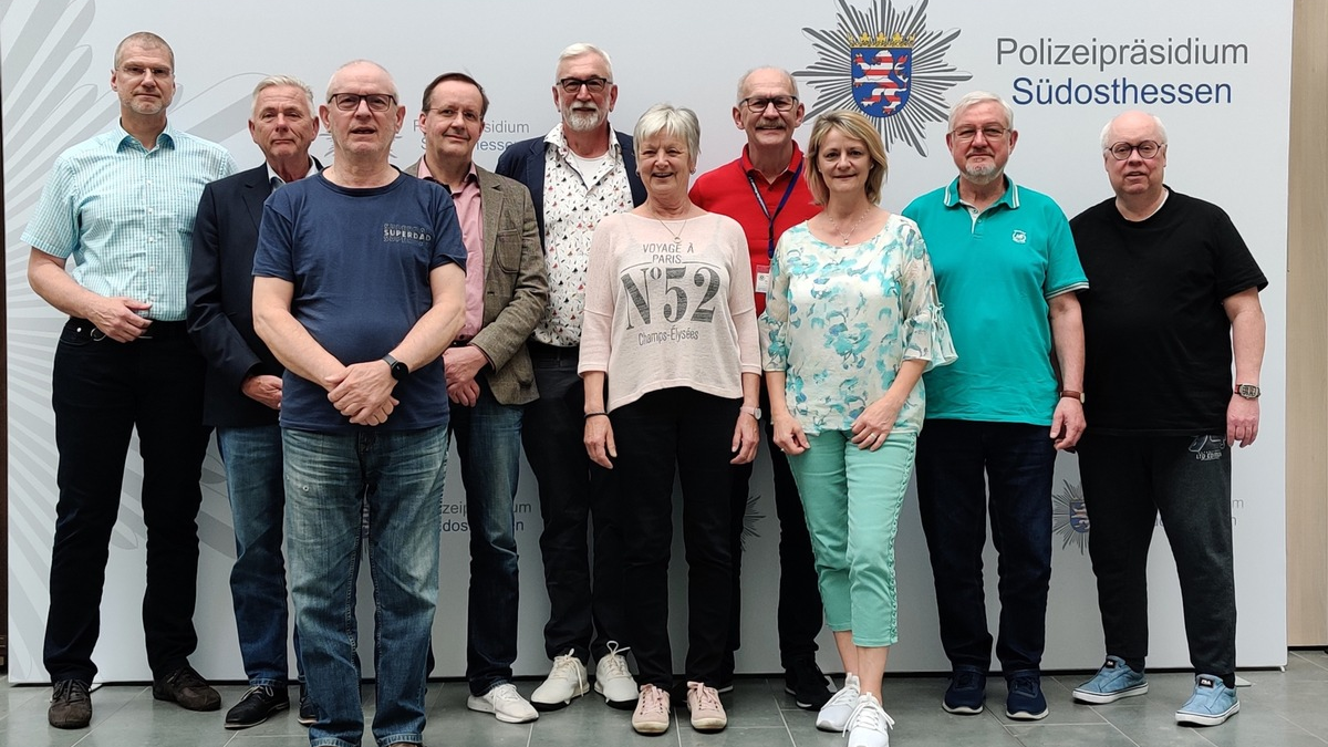 POL-OF: Sieben neue Sicherheitsberater für Senioren im Polizeipräsidium Südosthessen ausgebildet - Foto: presseportal.de