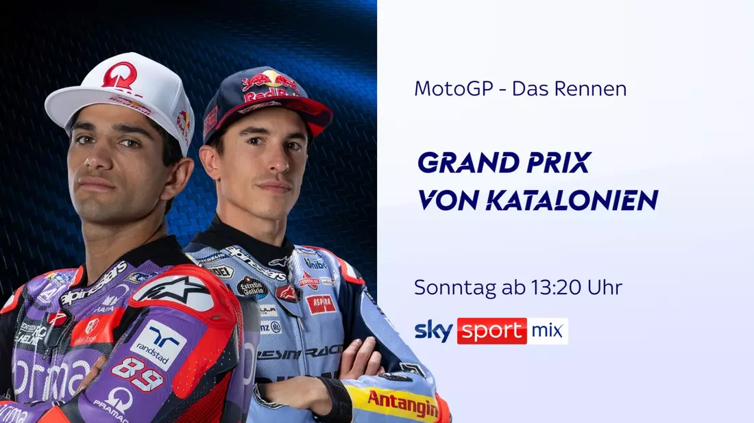 Das komplette Rennwochenende der MotoGP(TM) in Katalonien live bei Sky Sport - Bild: presseportal.de