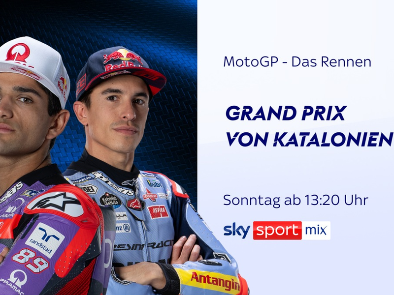 Das komplette Rennwochenende der MotoGP(TM) in Katalonien live bei Sky Sport - Foto: presseportal.de