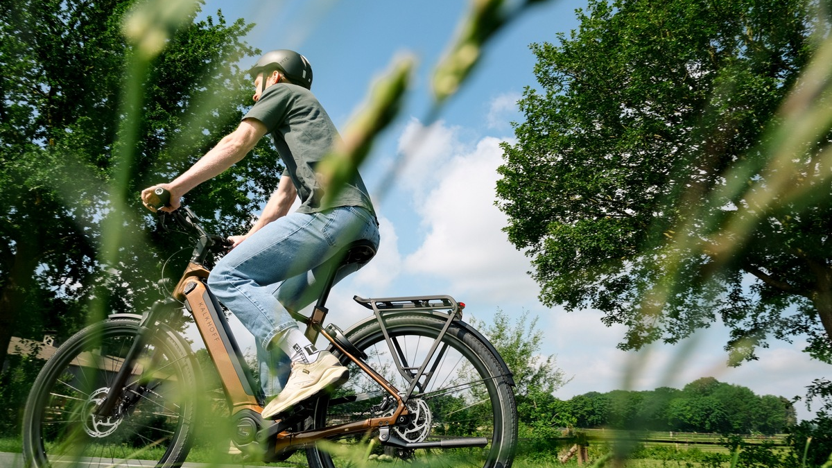 Stabil und sicher: Kalkhoff E-Bike erlaubt beeindruckende 170 Kilo Gesamtgewicht und geht im Trekking-E-Bike-Test von Stiftung Warentest als Testsieger hervor - Foto: presseportal.de