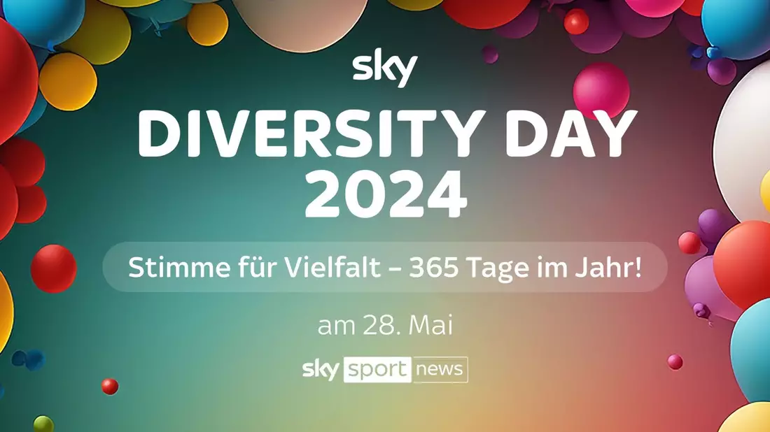 #StimmeFürVielfalt - 365 Tage im Jahr!: der große Thementag zum Diversity Day am 28. Mai 2024 auf Sky Sport News - Bild: presseportal.de