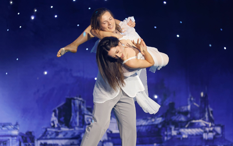 Die Favoriten: Gabriel Kelly und Malika Dzumaev. - Foto: Thomas Banneyer/dpa