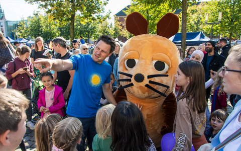 Die Maus beim Fest der Demokratie in Bonn - Foto: presseportal.de