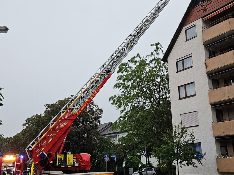 FW-Radolfzell: Brand nach Blitzeinschlag - Foto: presseportal.de