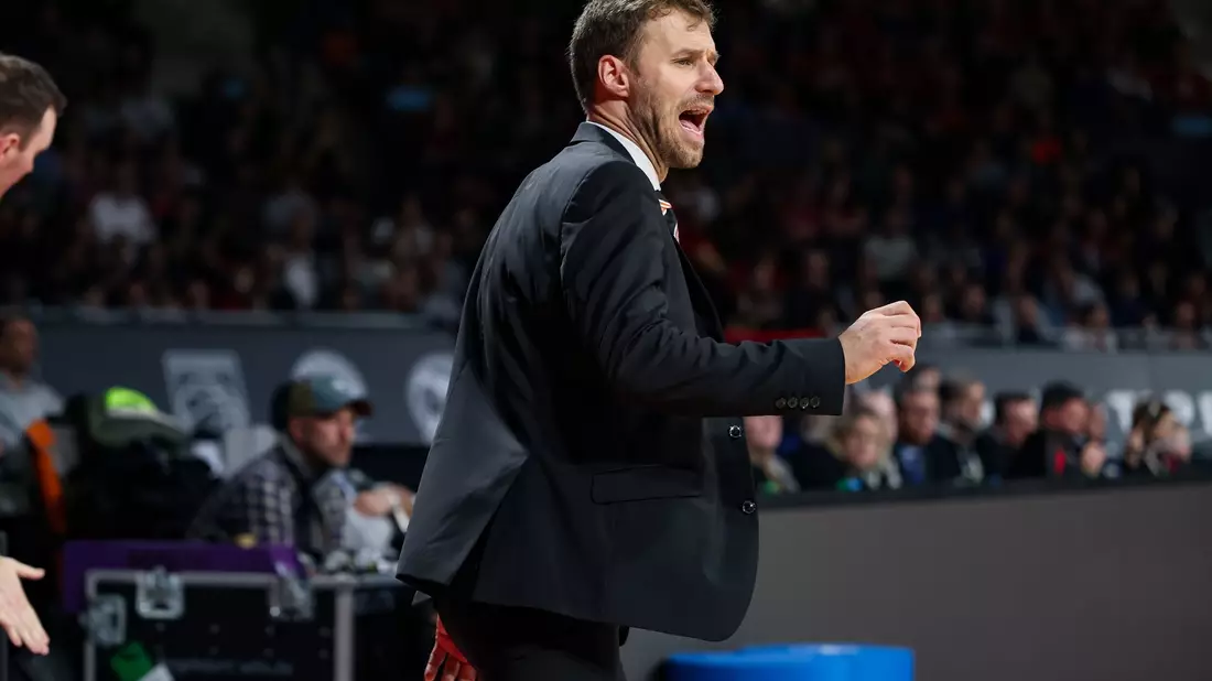 Ratiopharm Ulm ist in der ersten Playoff-Runde ausgeschieden. Coach Gavel verlässt den Club. - Bild: Daniel Löb/dpa