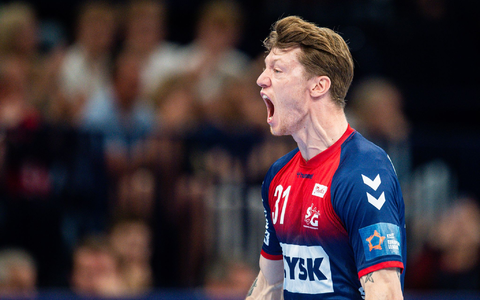Flensburgs Emil Jakobsen war mit elf Toren der beste Werfer im Halbfinale gegen Bukarest. - Foto: Noah Wedel/dpa