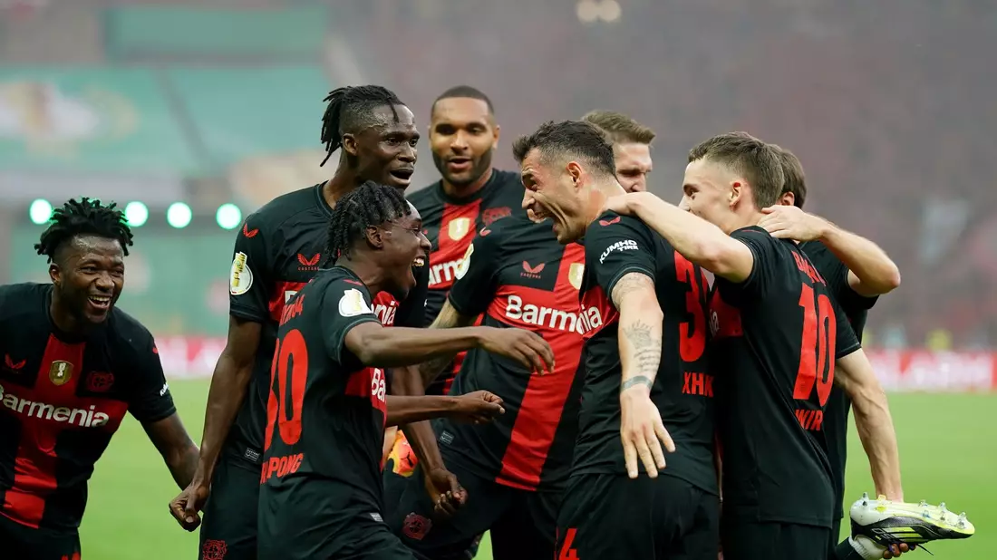 Leverkusen krönte die erfolgreichste Saison der Vereinsgeschichte mit dem Gewinn des DFB-Pokals. - Bild: Uwe Anspach/dpa