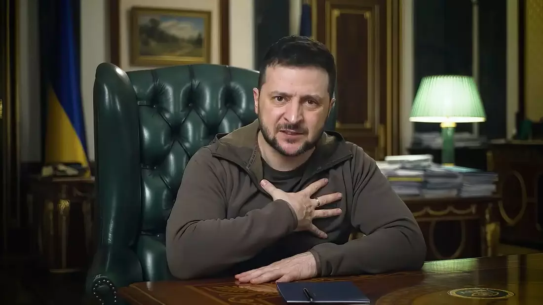 Der ukrainische Präsident Wolodymyr Selenskyj. - Bild: AP/dpa
