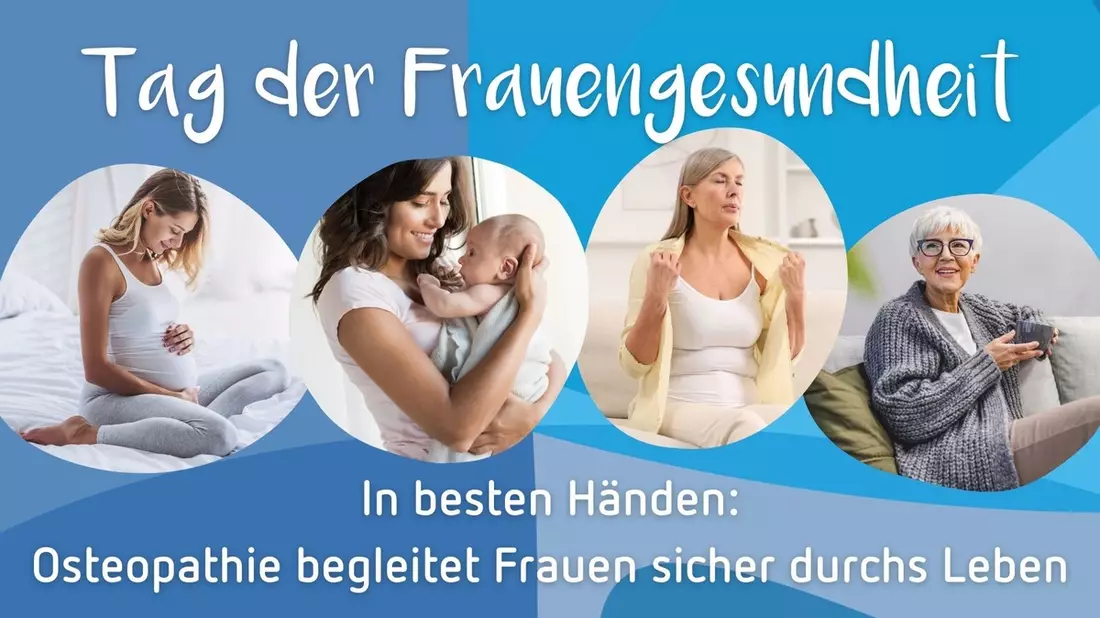 VOD zum Internationalen Aktionstag für Frauengesundheit am 28. Mai: Mit Osteopathie sicher durchs ganze Leben - Bild: presseportal.de