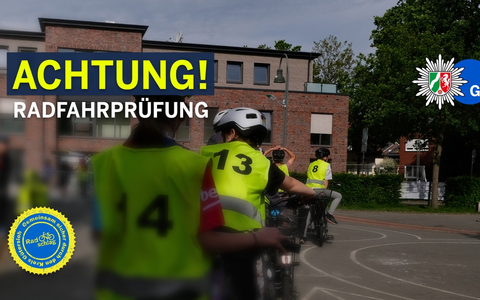 POL-GT: Radfahrprüfung an der Brüder-Grimm-Schule - Foto: presseportal.de