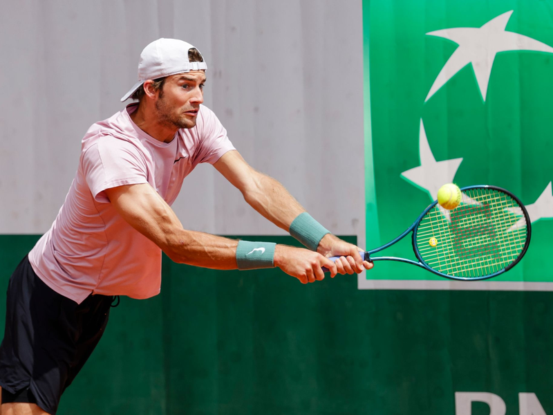 Tennisprofi Henri Squire gab in China sein Debüt im Davis Cup. - Foto: Frank Molter/dpa