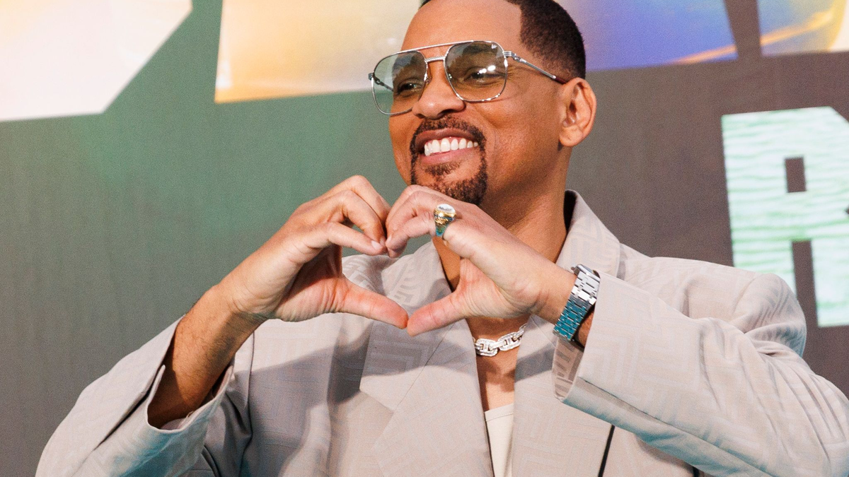 Schauspieler Will Smith bei der Europapremiere des Films «Bad Boys: Ride or Die» in Berlin. - Foto: Carsten Koall/dpa