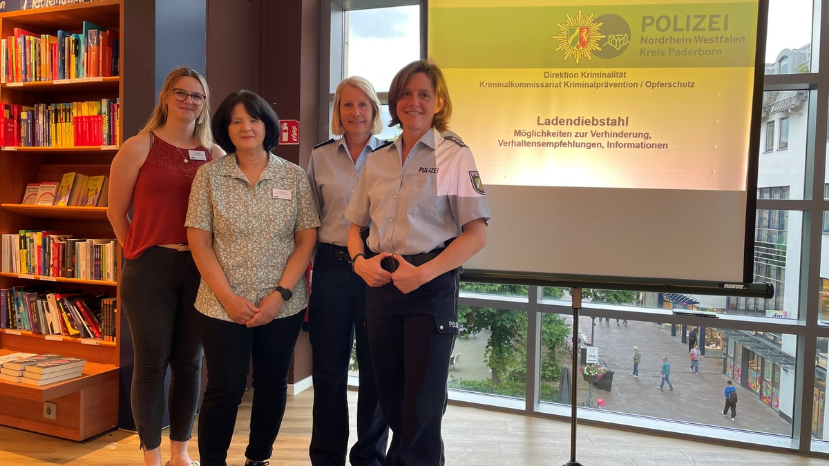 POL-PB: Mitarbeitersensibilisierung zum Thema Ladendiebstahl - Foto: presseportal.de