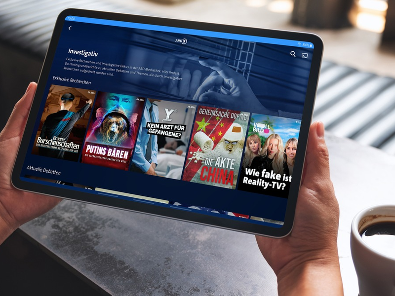 Mehr investigativer Journalismus! ARD Mediathek launcht neue Rubrik Investigativ - Foto: presseportal.de