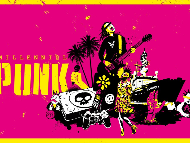 Millennial Punk - Eine Subkultur in Zeiten der Digitalisierung / Vierteilige Dokuserie à 45 Minuten ab 28. Mai 2024 in der ARD Mediathek - Foto: presseportal.de