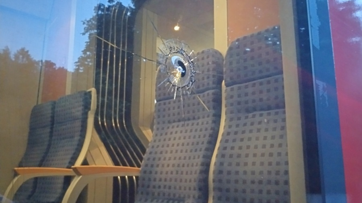 BPOL-KL: Zeugenaufruf - Beschädigte Seitenscheibe in Regionalbahn - Foto: presseportal.de