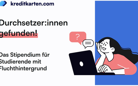 Jury wählt Durchsetzer:innen: Kreditkarten.com vergibt Stipendien an Studierende mit Fluchthintergrund - Foto: presseportal.de