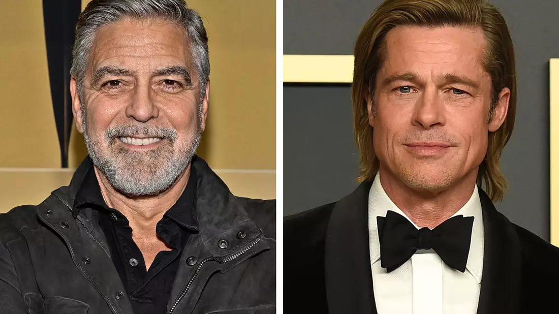 Clooney und Pitt sind in einem Trailer zum Film «Wolfs» von AppleTV+ erstmals seit 16 Jahren wieder gemeinsam vor der Kamera zu sehen. - Bild: Evan Agostini/Jordan Strauss/AP/dpa