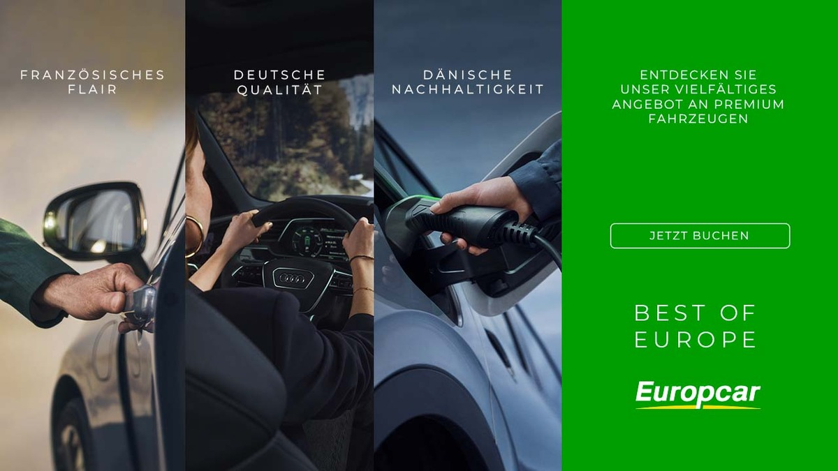 Europcar feiert 75. Geburtstag und startet als europäischer Marktführer Markenkampagne 