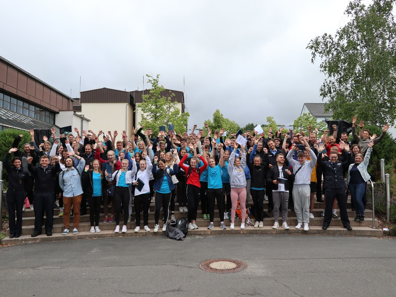 HDP-RP: Fünfte Blue-Light-Challenge an der Hochschule der Polizei Rheinland-Pfalz am 29.06.2024 - Foto: presseportal.de