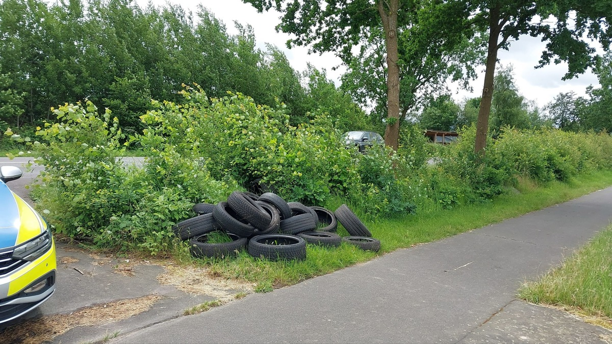 POL-RZ: Autoreifen entsorgt - hat jemand etwas gesehen? - Foto: presseportal.de