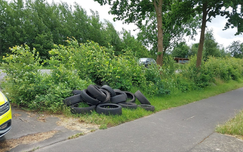 POL-RZ: Autoreifen entsorgt - hat jemand etwas gesehen? - Foto: presseportal.de