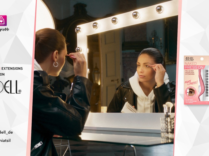 #InspireMe-Kampagne erstmals bei #GNTM: Seven.One Media begleitet ARDELLs Produktlaunch vom Model-Casting bis zum fertigen Spot - Foto: presseportal.de