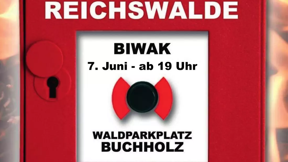 FW-KLE: Traditionelles Reichswalder Biwak am Waldparkplatz Buchholz - Bild: presseportal.de