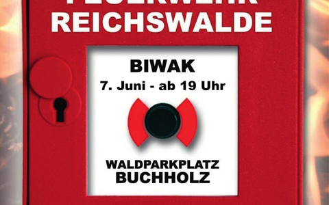 FW-KLE: Traditionelles Reichswalder Biwak am Waldparkplatz Buchholz - Foto: presseportal.de