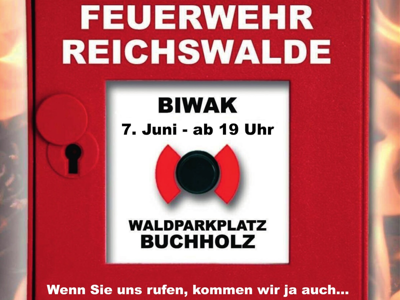FW-KLE: Traditionelles Reichswalder Biwak am Waldparkplatz Buchholz - Foto: presseportal.de