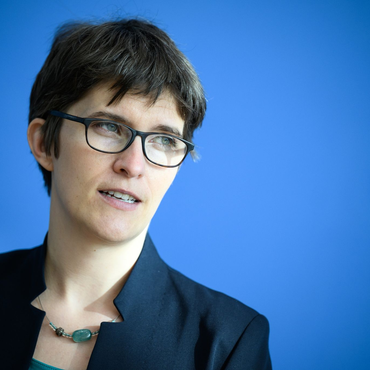 «Die Zukunft der Ukraine liegt in der EU», so die Europastaatsministerin Anna Lührmann. - Foto: Bernd von Jutrczenka/dpa