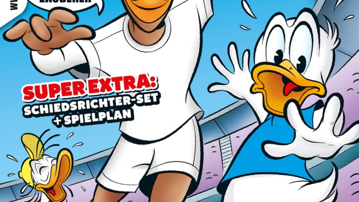 Jamal Musiala mit Gastauftritt in der Micky Maus von Egmont Ehapa Media - Foto: presseportal.de