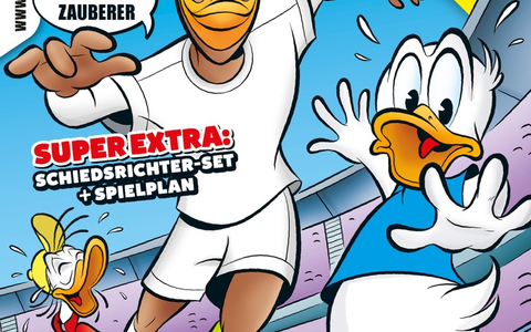 Jamal Musiala mit Gastauftritt in der Micky Maus von Egmont Ehapa Media - Foto: presseportal.de